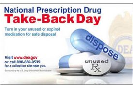 4/30: National Drug Take-Back Day 4