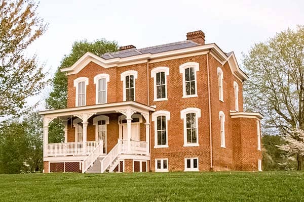 Glencoe Mansion, Museum and Gallery located in Radford, Virginia. Historic home of Gen. Gabriel C. and Nannie Radford Wharton.