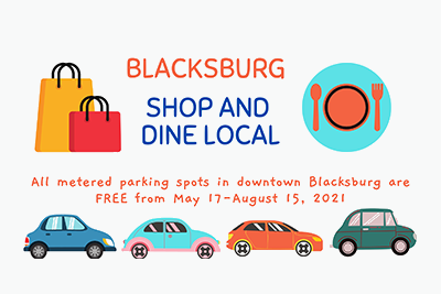 Free Parking in Downtown Blacksburg this Summer 4