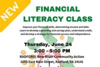 NEW! Financial Literacy Class