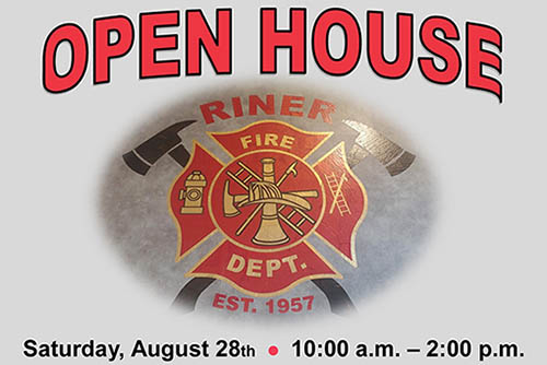 8/28: Riner Fire Dept. Open House 7