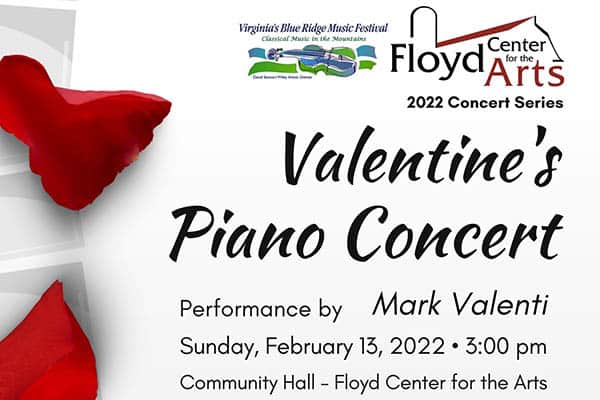 2/13: Valentine's Piano Concert 2