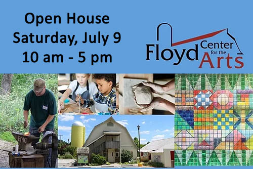 7/9: Floyd Center for the Arts Open House