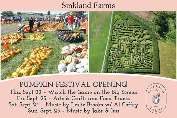 Sinkland Farms Pumpkin Festival Launch!