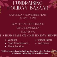 Fundraising holiday bazaar
