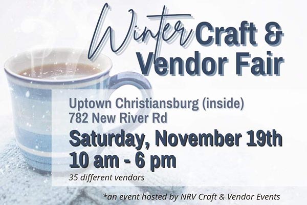 11/19: Craft & Vendor Fair 2