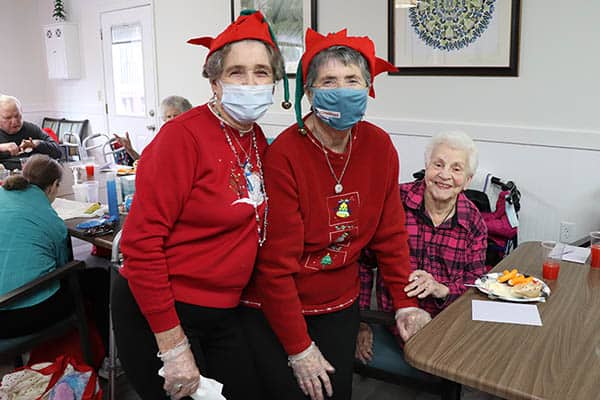 Rosemary Jones, Shirley Mullins, and Mary Lee Caroll