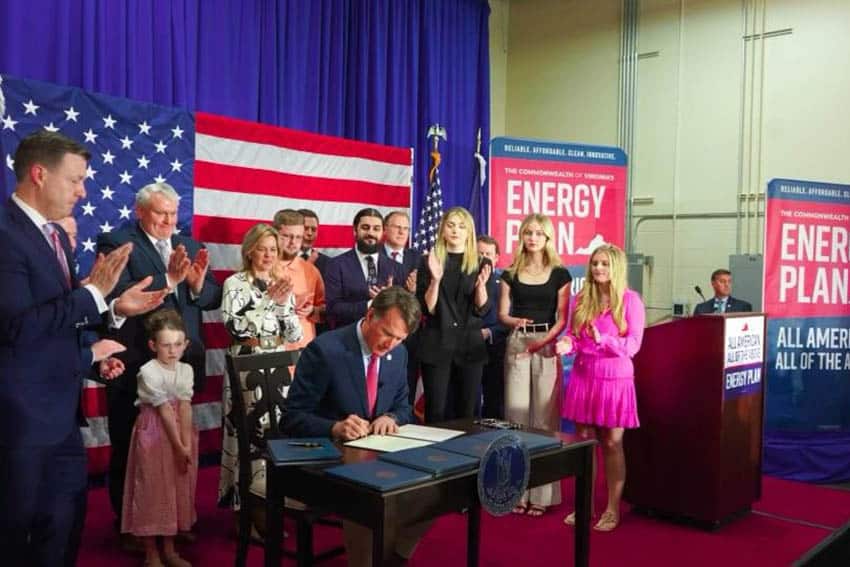 Governor Signs Promised Energy Plan