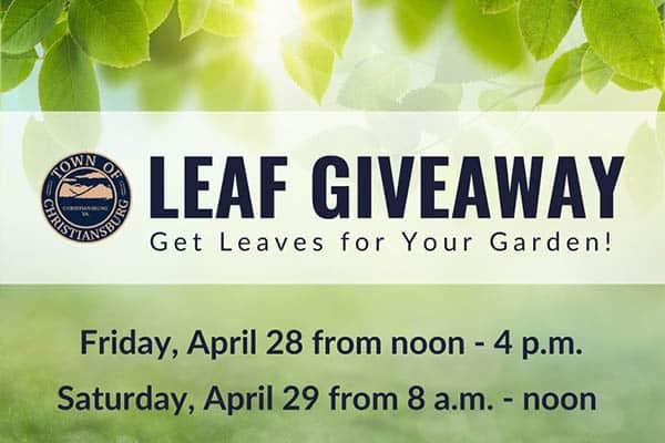 Leaf Giveaway April 28 & 29 2