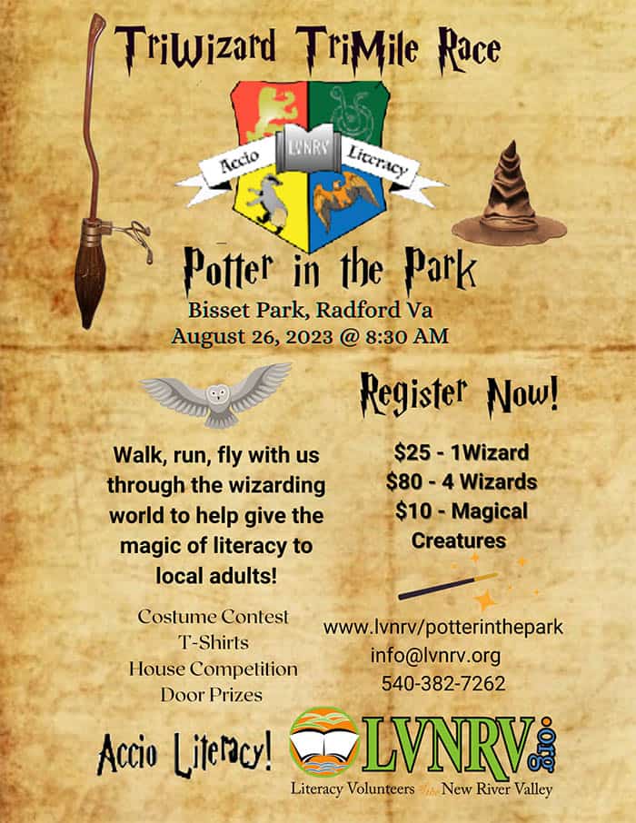 8/26: Potter in the Park 8