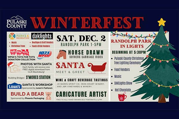 12/2: Pulaski County Winterfest 2
