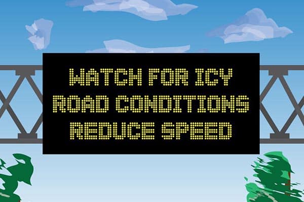 Icy Roads Possible 4