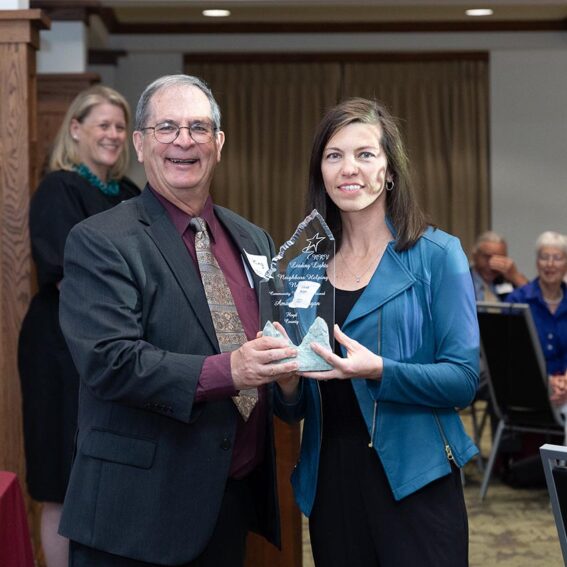 2024 Leading Lights Floyd Co Awardee Amanda Morgan