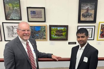 Congressman meets with winner of art contest
