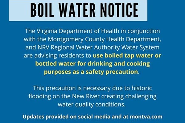 Update to Boil Water Notice