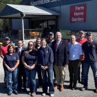 Delegates Tour Local Agriculture Retailer