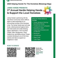 Hardie Helping Hands Blessing Bags