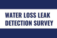 Leak Detection Survey Scheduled