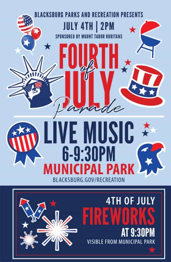 July 4 in Blacksburg 2