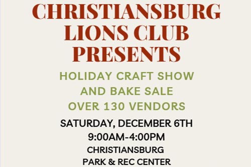 12/6: Christiansburg Lions Holiday Craft Show 28