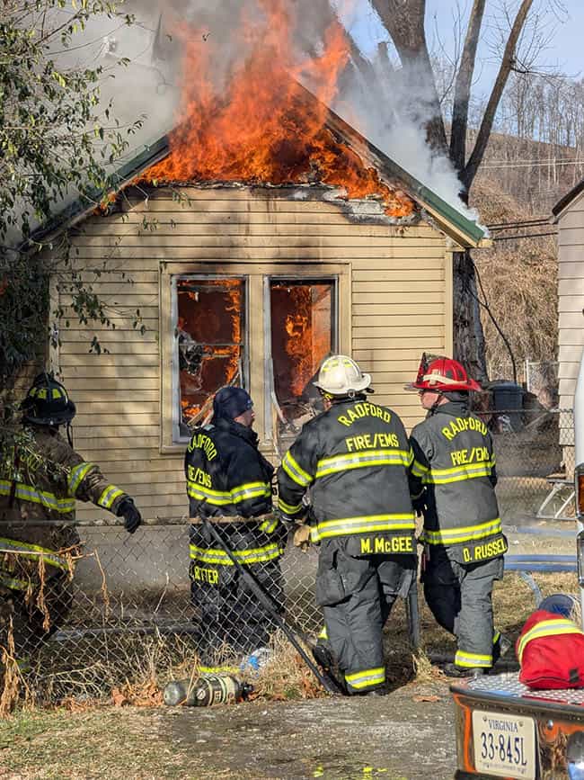 House Fire in Radford 3 House Fire in Radford 2