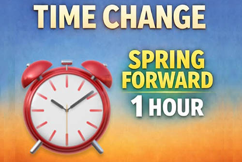 Set Clocks Ahead One Hour This Weekend 2