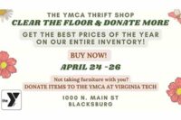 Clear the Floor and Donate More 2026 Posts/Flyers (1920 x 1080