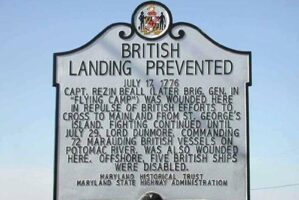 british-landing-marker
