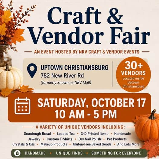10/17: Craft and Vendor Fair 2