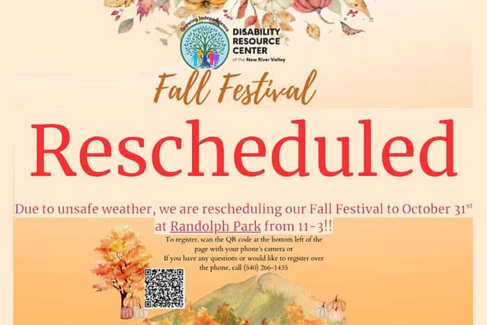 Fall Festival Rescheduled to October 31 3