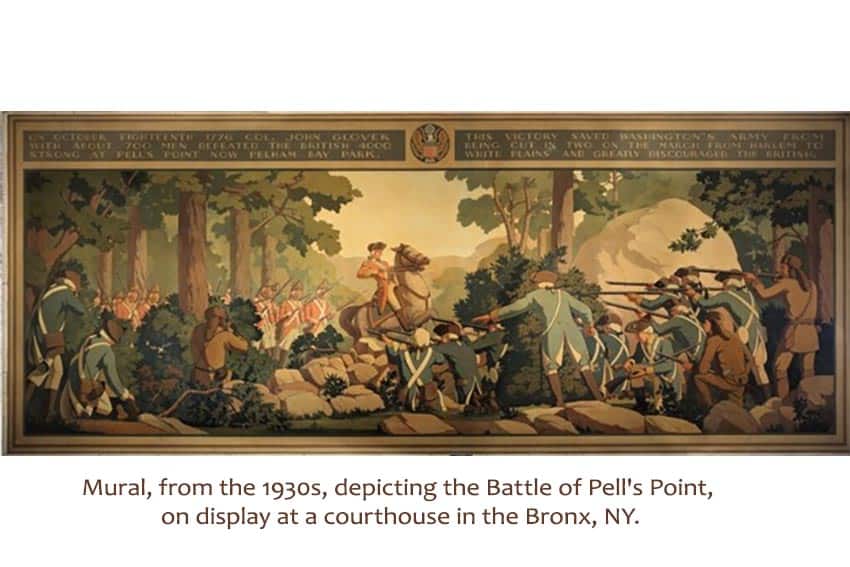 Colonel Glover holds back the British Army at Pell’s Point 2