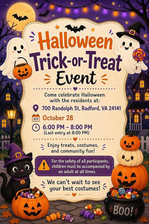 10/28: Radford Health Trick or Treat 2